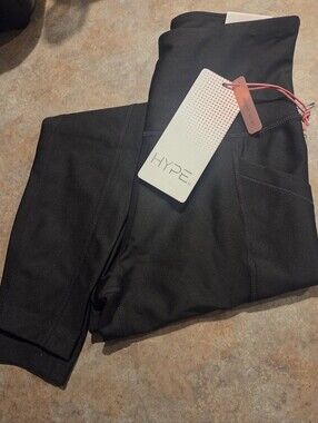 Hype Black Womans Highwaisted Leggings